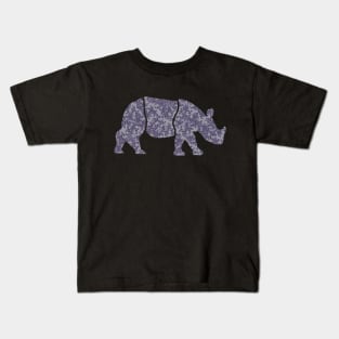 Floral Rhino Kids T-Shirt